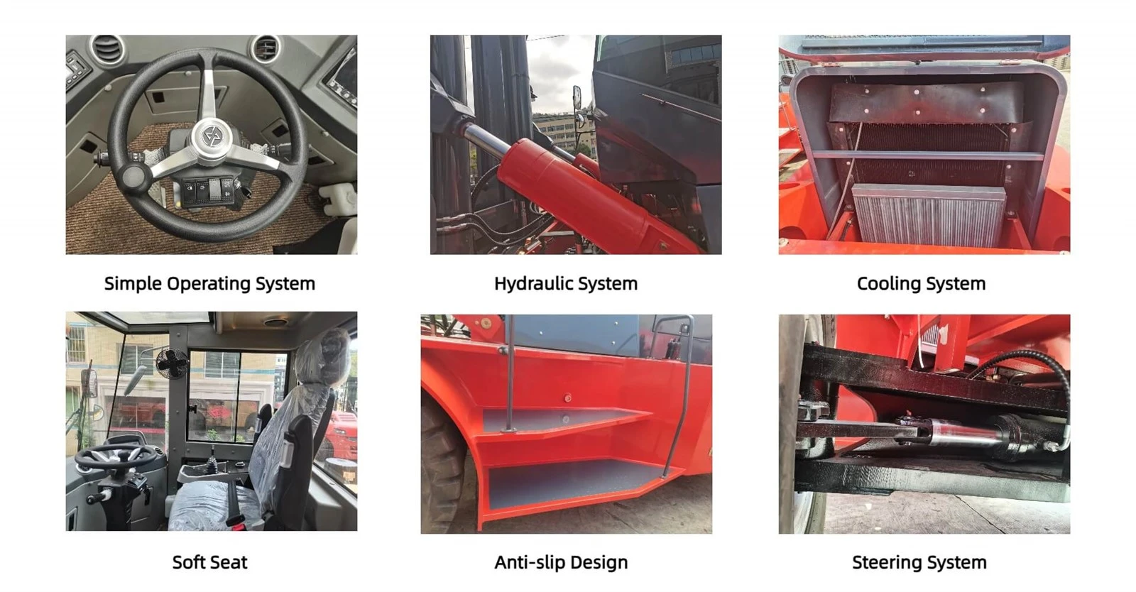 25 ton heavy forklift for stone industry - details